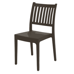 SEDIA RESINA MINERVA COL. ESPRESSO