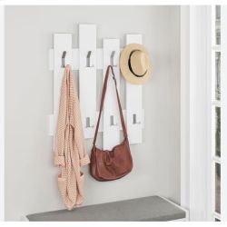 APPENDIABITI A MURO WAVE 8 GANCI BIANCO