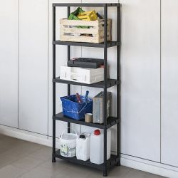 SCAFFALATURA RESINA 5 RIPIANI UNIVERSAL PRO 71X35X180H