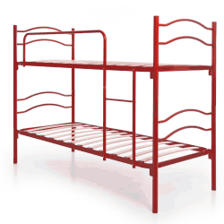 LETTO A CASTELLO METALLO ROSSO MOD.4053