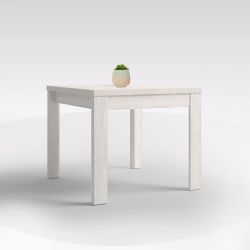 TAVOLO PEDRO 90/180X90 BIANCO TAV6317