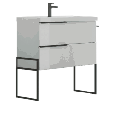 COMP. BAGNO FEBE2 CM 100 BIAN LUC FEBE2100BILU C/ SPECC FL100 FARETTO 01