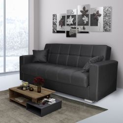 DIV LETTO ALBA 3P ECOP NERA NARATTAM BLACHK DIV1268