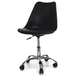 SEDIA UFFICIO MINIMAL NERA ART. 686843