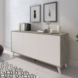 CREDENZA NIMES BETON E RUSTICA MAD778