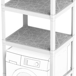 SCAFFALE SOPRALAVATRICE BIANCO 75X60XH.184 ART.60020