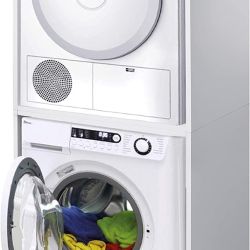 PORTA LAVATRICE E ASCIUGATRICE VERTICALE IN KIT  DIM. 70X60,5X181