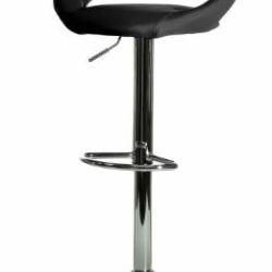 SGABELLO GAS ROUND H.76/97 NERO ART. 697312