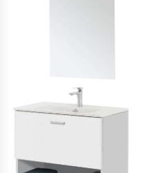 COMP. SOSP. 80CM 1CASS+VANO GIORNO BIANCO