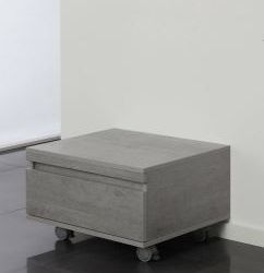 CASSETTIERA SU RUOTE 1 CASS COL. CEMENTO SHEL