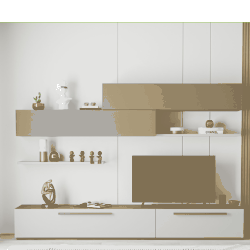 SOGG.PREDEF. KOMBA LIGHT MOKA/BIANCO SG2411 L.260 P.42