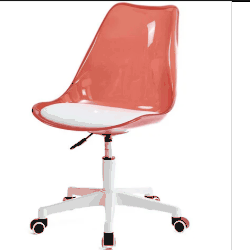 SEDIA UFFICIO SCHIEN TRASP. RED LFNC06 TE-02839568