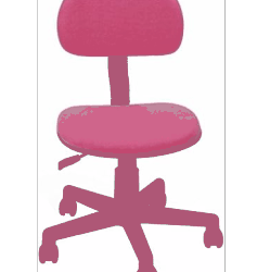 SEDIA UFFICIO YANYAN TES. ROSA ART TE-8R-BFMP-ETPT