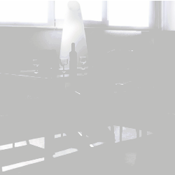 SET BENNY/JOLLY TAVOLO SATINATO +4 SEDIE GRIGIE TESS.