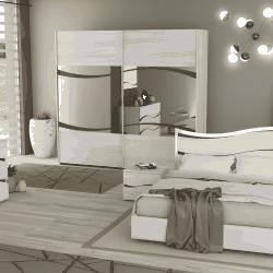 CAMERA MATRIMONIALE LE DUNE OLMO BIANCO COMP.02 CAMERA MATRIMONIALE LE DUNE OLMO BIANCO COMP.02