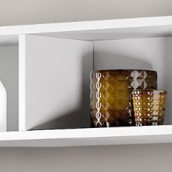 PENSILE BAGNO A GIORNO IDIDE GRAFITE OPAC L.20 P.20 H.71 ISO01GFOP