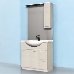 Mobile bagno Cinzia cm 80 bianco nordico