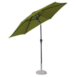 OMBRELLONE ALLUMINIO CON MANOVELLA VERDE DM 2.7 780/25V