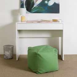 Scrittoio consolle 1 cassetto bianco lucido 0885 vista ambientata