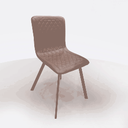 SEDIA NANCY ECOPELLE VINTAGE ROUGE SED14