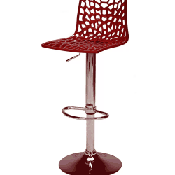 SGABELLO SPIDER GAS BORDEAUX