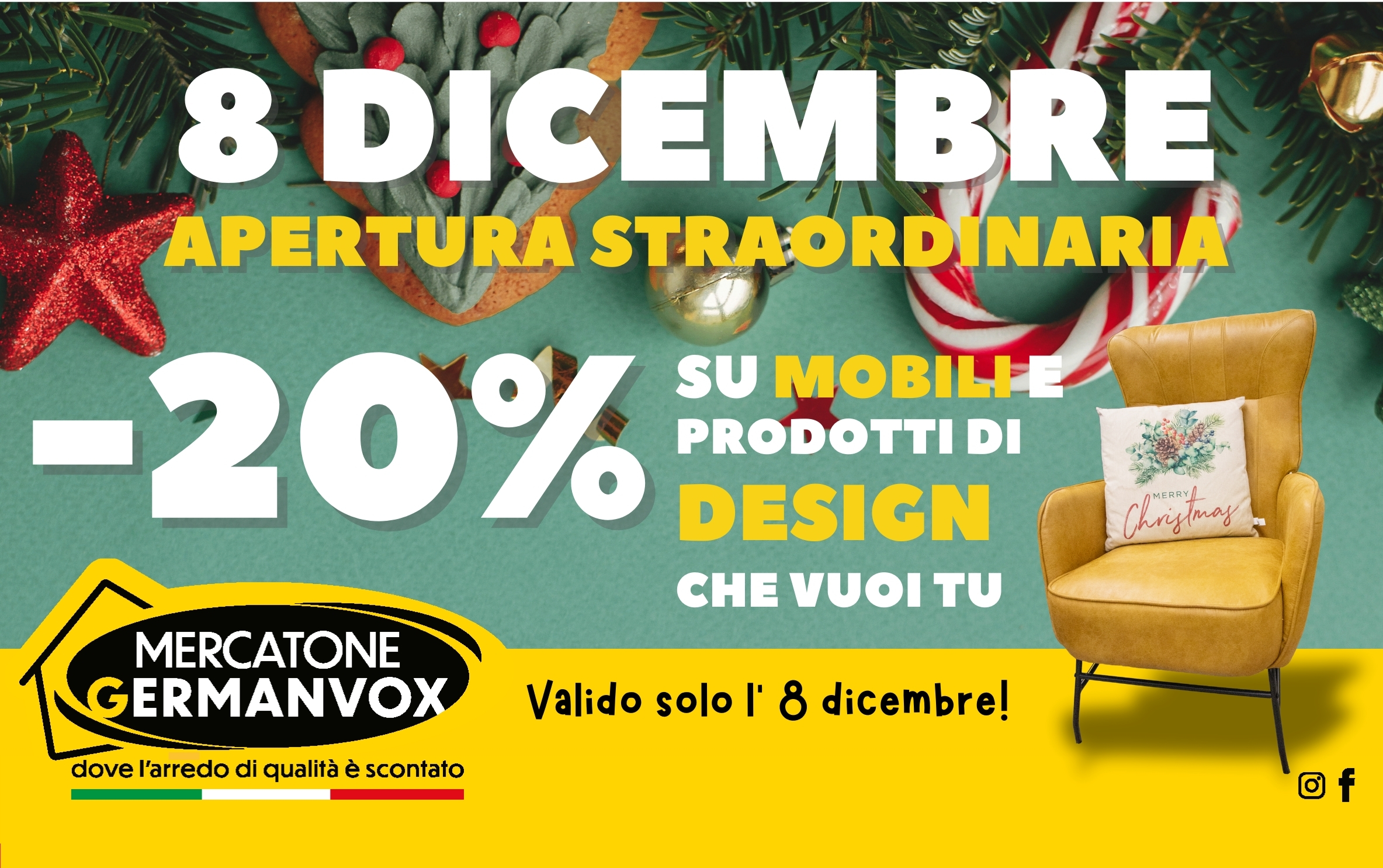 8 dicembre siamo aperti