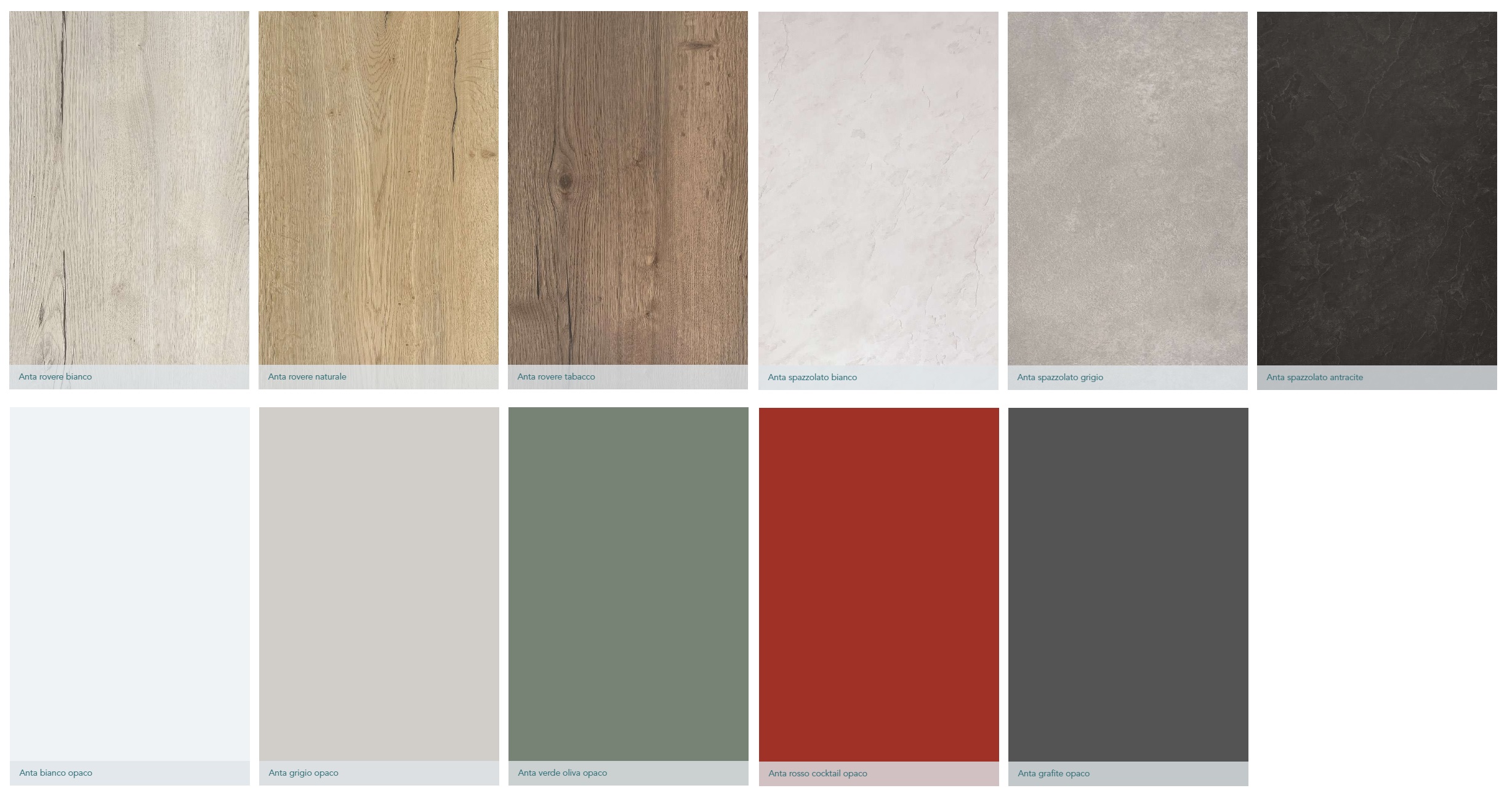 Finiture cucina componibile moderna Ambra