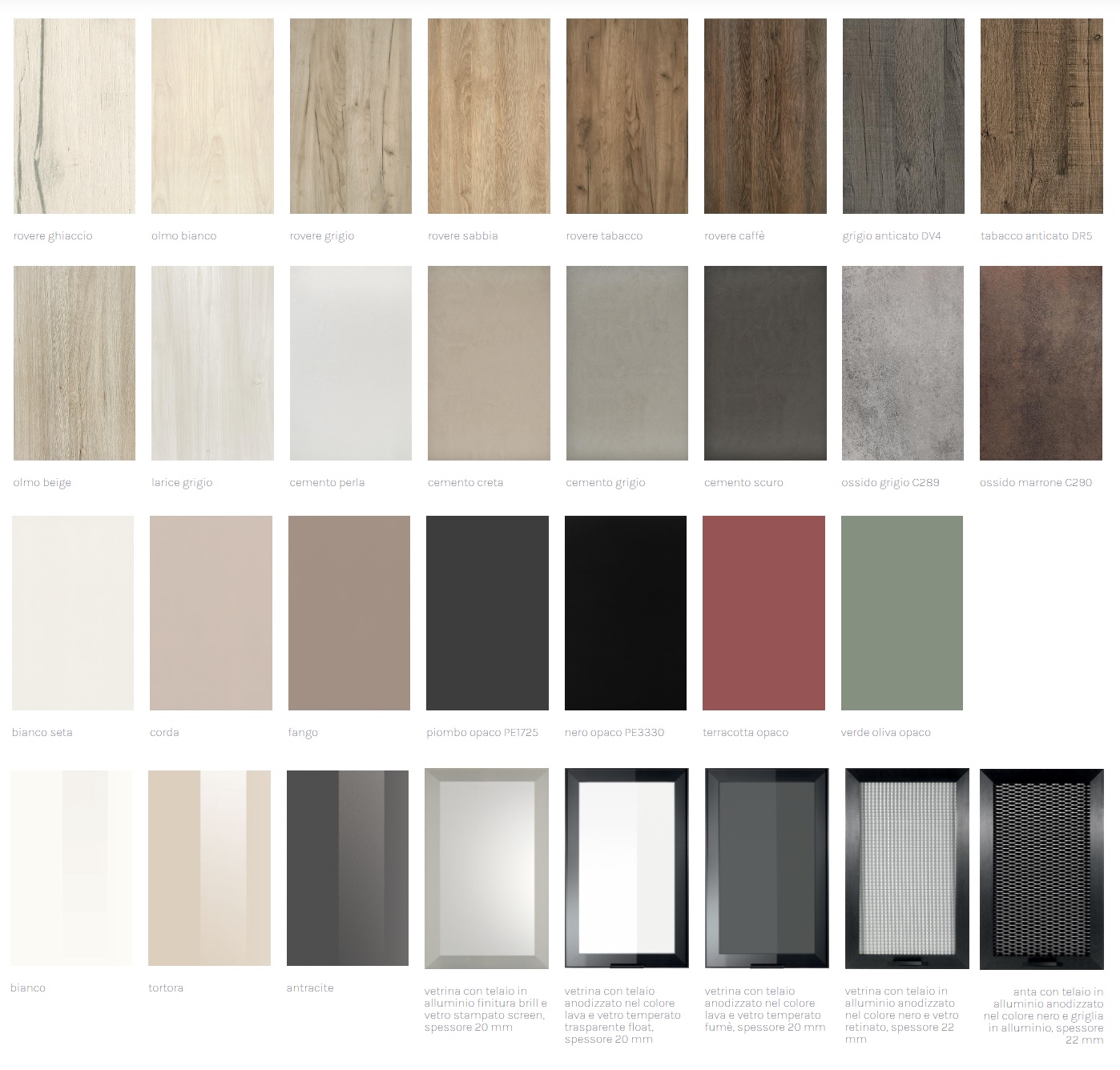 Cucina componibile moderna Cielo