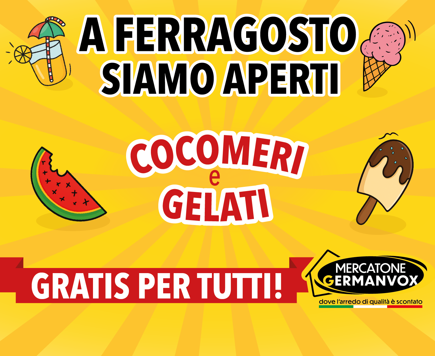 Promozione arredamento Ferragosto