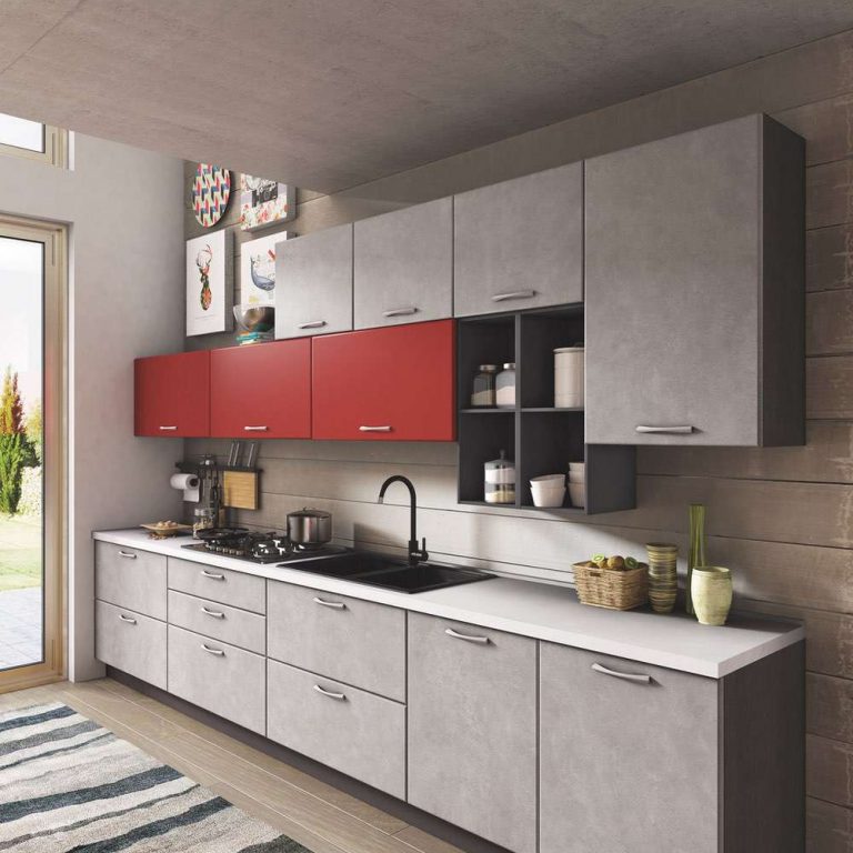 Particolare cucina componibile moderna Ambra