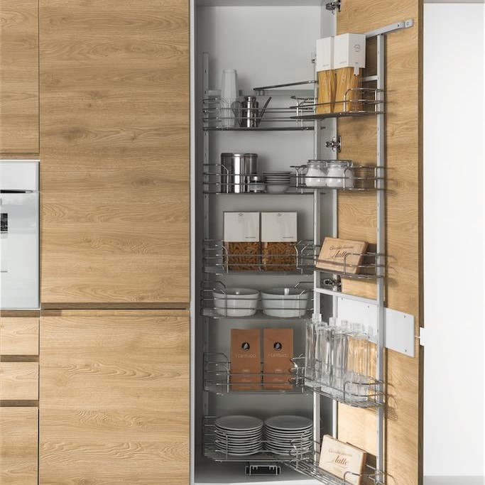 Particolare cucina componibile moderna Luna