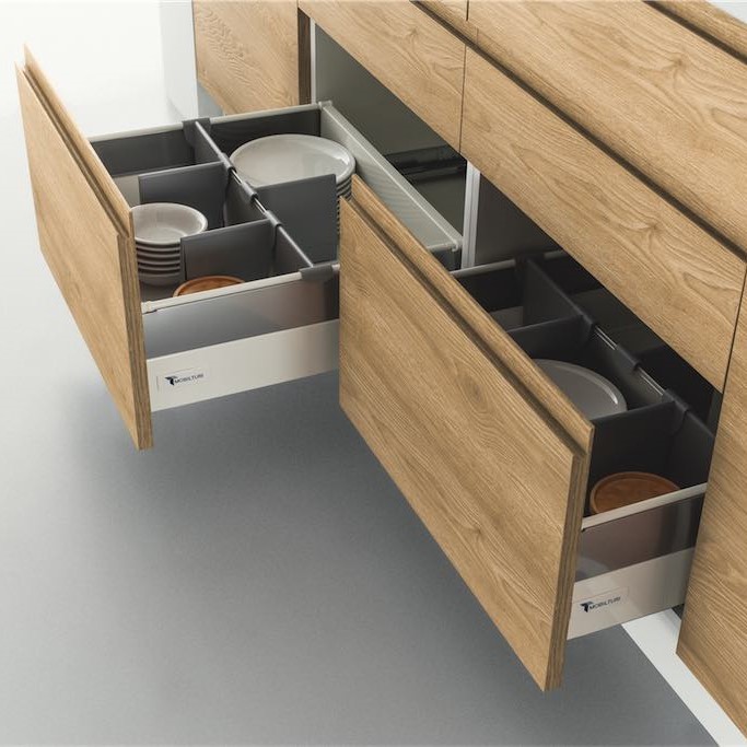 Particolare cucina componibile moderna Luna