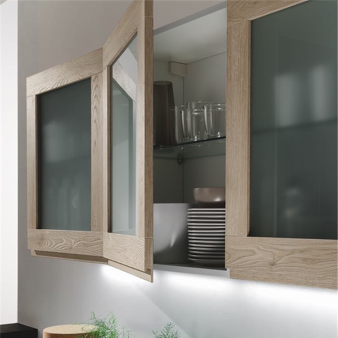 Particolare cucina componibile moderna Luna