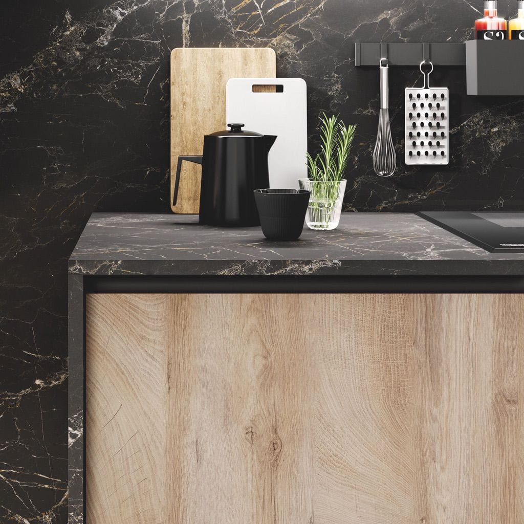 Particolare cucina componibile moderna Oceano Mobilturi