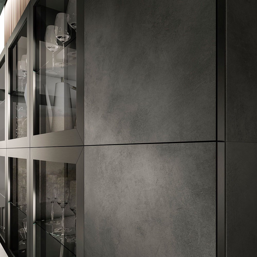 Particolare cucina componibile moderna Stratos