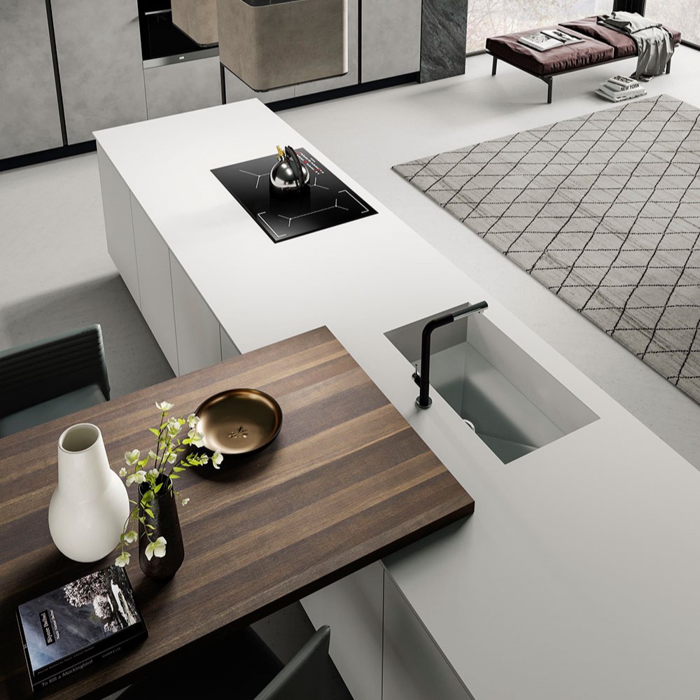 Particolare cucina componibile moderna Stratos