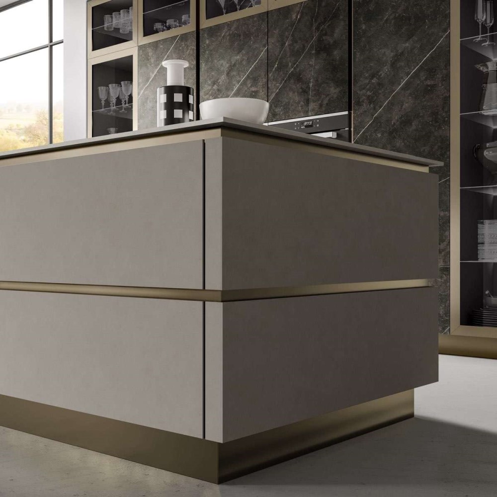 Particolare cucina componibile moderna Stratos