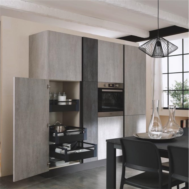 Particolare cucina componibile moderna Zen