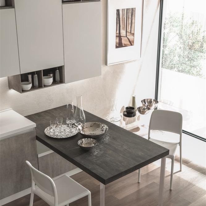 Particolare cucina componibile moderna Zen