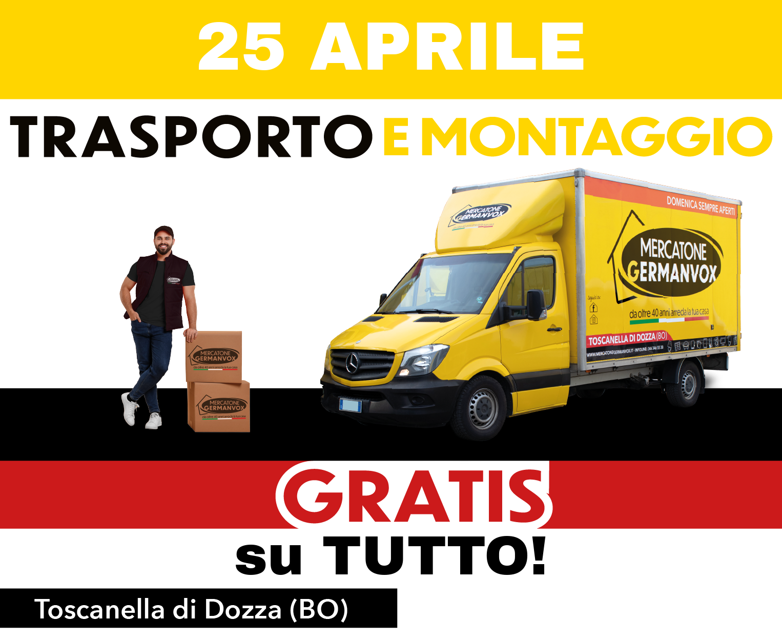 Promozione arredamento 25 aprile